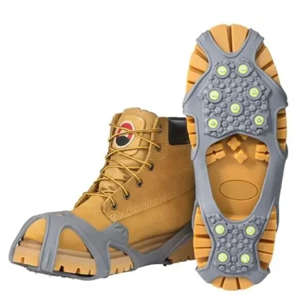 Winter Walking Easy Spike Ice Cleats Fits Over Shoes Size Large NEW w/tags - Picture 1 of 9